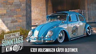 Sourkrauts Sonntagskino I 1963 Volkswagen Käfer Oldtimer im perfekten Look mit reichlich Zubehör