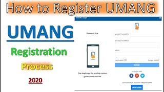 How To Register UMANG 2020 | Create Account In UMANG | 2doking occ