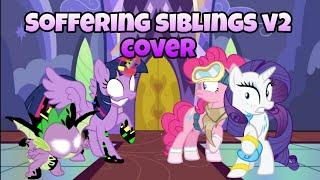 FNF soffering siblings V2 Twiligh sparkle and spike and pinkie pie and Rarity.