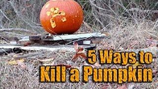 Exploding Pumpkin - Top 5 Ways to Destroy a Pumpkin