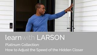 PLATINUM COLLECTION: How to Adjust the Speed of the Hidden Closer
