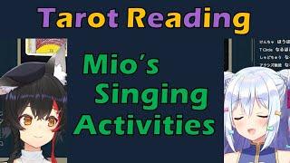 [ 13 Nov 2021 ] Tamaki's Tarot Reading On Mio's Singing Activities [ Ookami Mio / Eng Subs ]