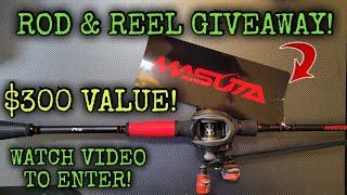 Masuta Fishing Rod Giveaway! #giveaway #fishinggiveaway #fishing