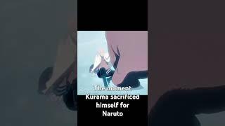 The moment Kurama sacrificed himself for Naruto #narutoremix #narutoshippuden #naruto #anime