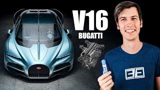 Bugatti's Giant V16 Engine Is Insane - All The Tourbillon Details!