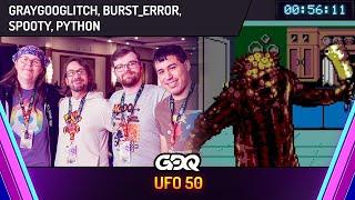 UFO 50 by GrayGooGlitch, burst_error, spooty & Python in 56:11 - Awesome Games Done Quick 2025