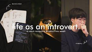 a productive day in the life of an introvert | introverted uni diaries - study vlog