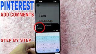  How To Add Comments In Pinterest 
