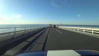 【Highway on the sea】Driving  the Tokyo Bay Aqua-Line