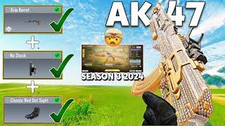 NO RECOIL + HIPFIRE + FAST ADS On this ak47 gunsmith | ak 47 gunsmith | ak 47 gunsmith br season 3