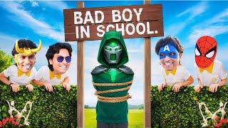 DOOM IN AVENGERS SCHOOL  || New Transfer Student || @Whatifwithabhishek