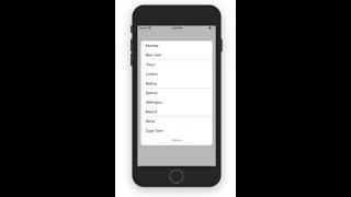 Swift 4 Tutorial : Show PopOver with TableView from Scratch (Source file link in description)