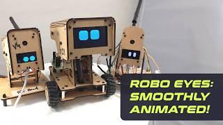 #1 - Smoothly Animated Robot Eyes on OLED Displays with the Robo Eyes Library