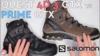 Salomon Quest 4D 3 GTX vs Salomon Quest Prime GTX
