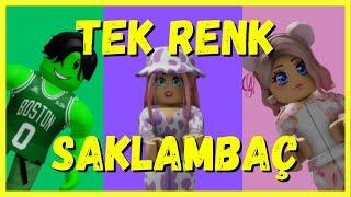 EKİPLE TEK RENK SAKLAMBAÇROBLOXHIDE AND SEEK IN ONE COLOR