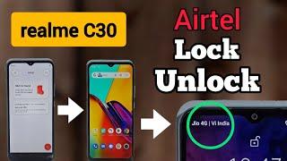 Realme C30 || Airtel Lock Unlock || Airtel Sim Unlock || Kaise Karen || Without Pc || New Trick 2022