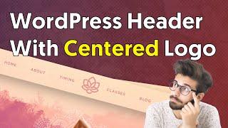 How To Make A Header Menu With A Centered Logo In WordPress With Oxygen