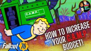 🟡 Fallout 76 - Exploit / Glitch C.A.M.P Build Budget Increase! INCREASE YOUR CAMPS BUDGET!