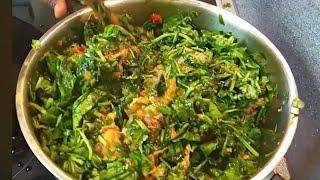 how to make vegetables soup with ugu leaves, water leaves & other leaves.| #vegetables  #how #video