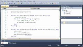 Visual Basic Tutorial - 63 - Initialize Arrays With Values