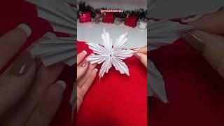 Manualidades navideñas  estrella super fácil y rápida de hacer  #manualidades #christmas #navidad