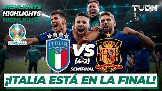 Highlights | Italia 1(4)-(2)1 España | UEFA Euro 2020 | Semifinal | TUDN