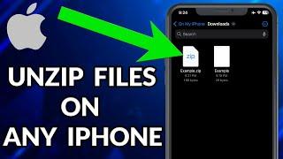 How To Unzip Files On iPhone