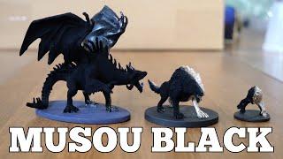 Painting Miniatures with Musou Black - The Blackest Black