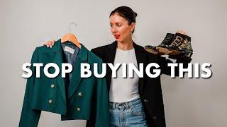 Clothes to STOP buying for a wardrobe you'll ACTUALLY wear