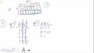 Boolean algebra #21: Karnaugh maps - getting the result (continued)