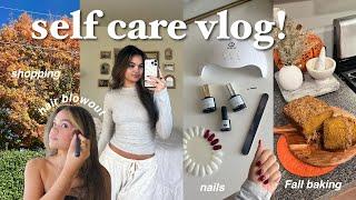 FALL SELF CARE DAYS baking, workout class, nails, & shopping