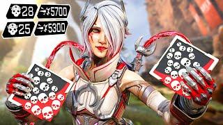 CATALYST 53 KILLS & 11000 DAMAGE IN TWO GAMES (Apex Legends Gameplay)
