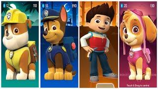 Team Paw Patrol  - Rubble  Chase  Ryder  Skye PAW Patrol    Tiles Hop EDM Rush