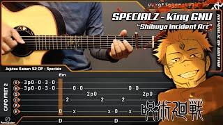 Jujutsu Kaisen Season 2 OP - SPECIALZ by King Gnu - Acoustic (Fingerstyle Guitar Cover) TAB Tutorial