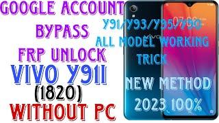 VIVO Y91 (1820) FRP BYPASS WITHOUT PC GOOGLE ACCOUNT BYPASS EASY TRICK NEW METHOD