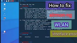 Wifi airmon - ng did not find any wireless interfaces kali linux | airmon - ng not showing interface