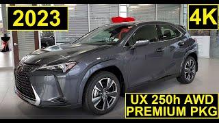 2023 Lexus UX 250h Hybrid Premium Package Full Review of features and Detailed Walk Through
