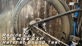 Roval Rapide CLX DB DT Swiss EXP : Hub Sound : Ratchet Sound test : S-Works SL6 ASMR