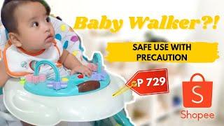 Assembling Affordable Baby Walker from Shopee | Precautions on Using It