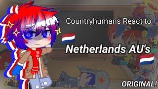 Countryhumans React to Netherlands AU's (Original) [Bad Apple] Read desc (Countryhumans)