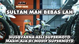 UDAH DI TAKDIRKAN SUPERMOTO TAPI PENGEN LEBIH GANTENG LAGI‼️HUSQVARNA FS 450 VS KTM 450 SMR