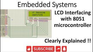 [ES-EN-22]LCD interfacing with 8051 microcontroller -lession-22