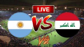 رد فعل علي مباراة للعراق الارجنتين بث مباشر مباراة العراق والارجنتين