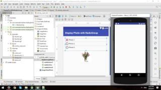 Android Tutorial - Change Photo in ImageView with RadioGroup