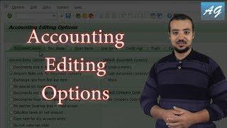 SAP S4HANA: Accounting Editing Options  (FB00)