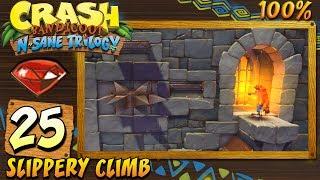 Crash Bandicoot : N. Sane Trilogy (ITA)-25- Slippery Climb [100%] - GEMMA ROSSA