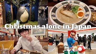 Japanese uni student vlog  I spent christmas alone but it was so fulfilling  Ghibli Store, Ramen