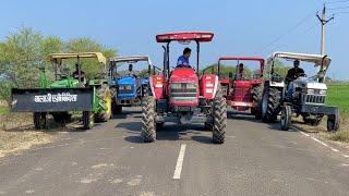 Break Test with Loaded Tractors | John Deer | Sonalika 60 | Mahindra Arjun NOVO | Eicher 485 Tractor