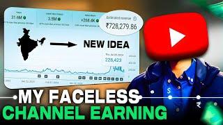 How I created a $2500/month Faceless YouTube channel using AI | Live Proof Earning |