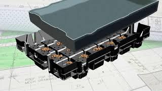 Layers in Hydropack green roof tray system